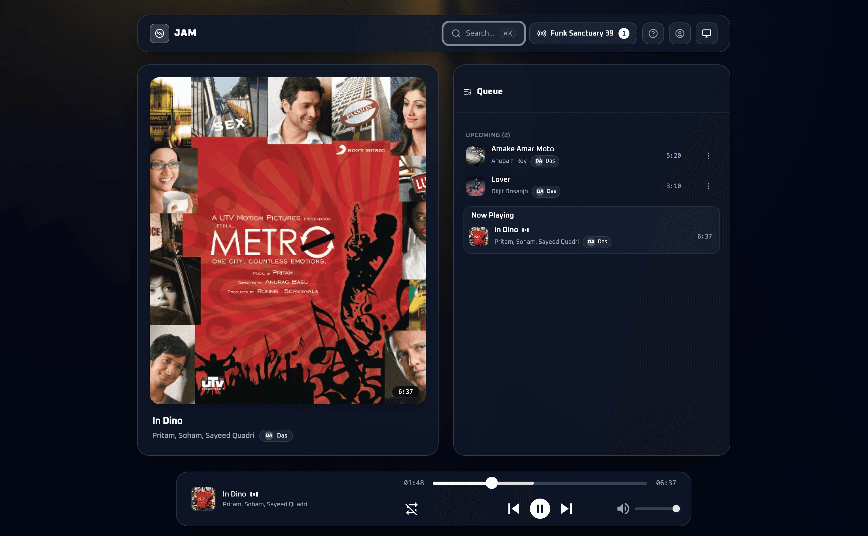 JAM - Real-Time Collaborative Music